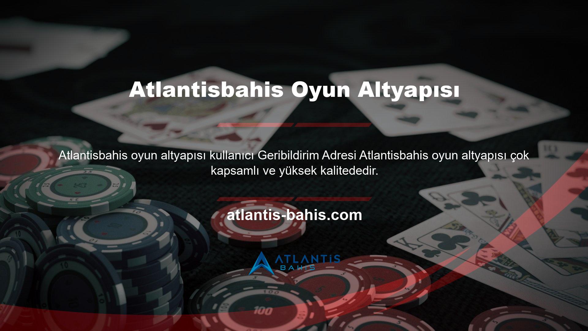 Atlantisbahis bahis sitesinin kullanıcı geri bildirimleri için bir adresi bulunmaktadır